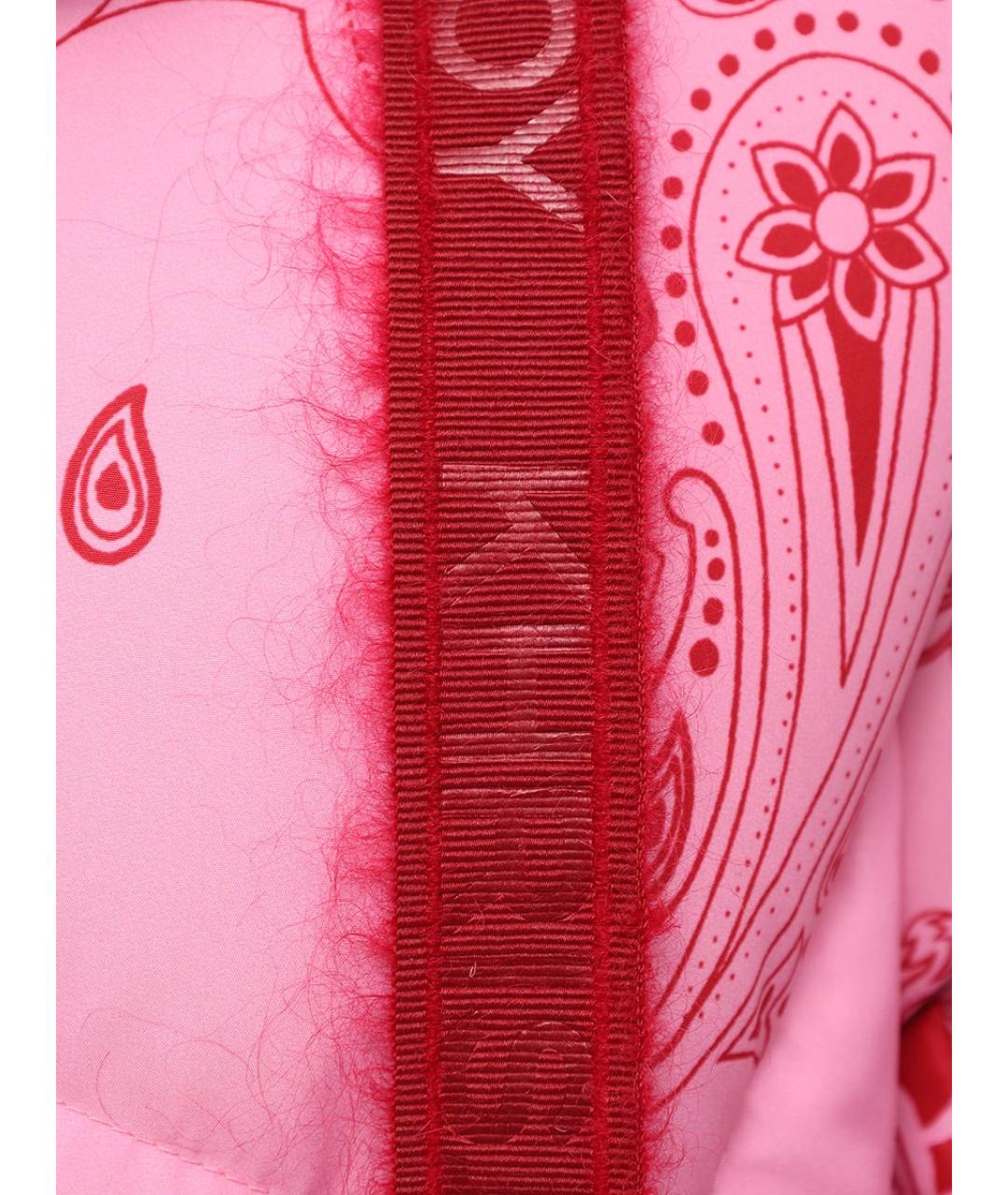 KHRISJOY Розовый полиэстеровый пуховик, фото 6