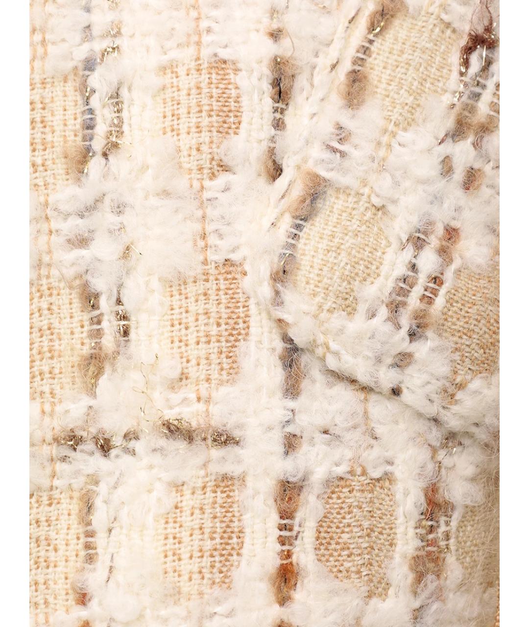 KHRISJOY Бежевый полиэстеровый пуховик, фото 6