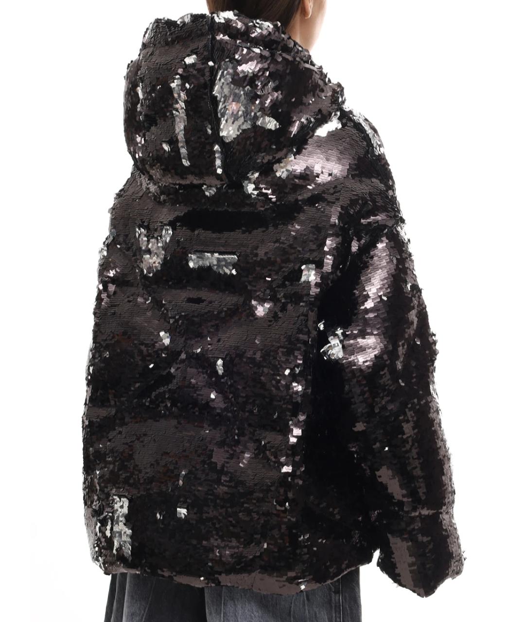 KHRISJOY Черный полиэстеровый пуховик, фото 3