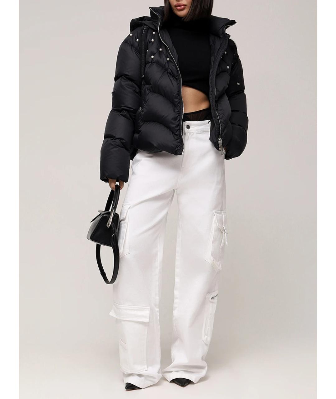 KHRISJOY Черный полиэстеровый пуховик, фото 2