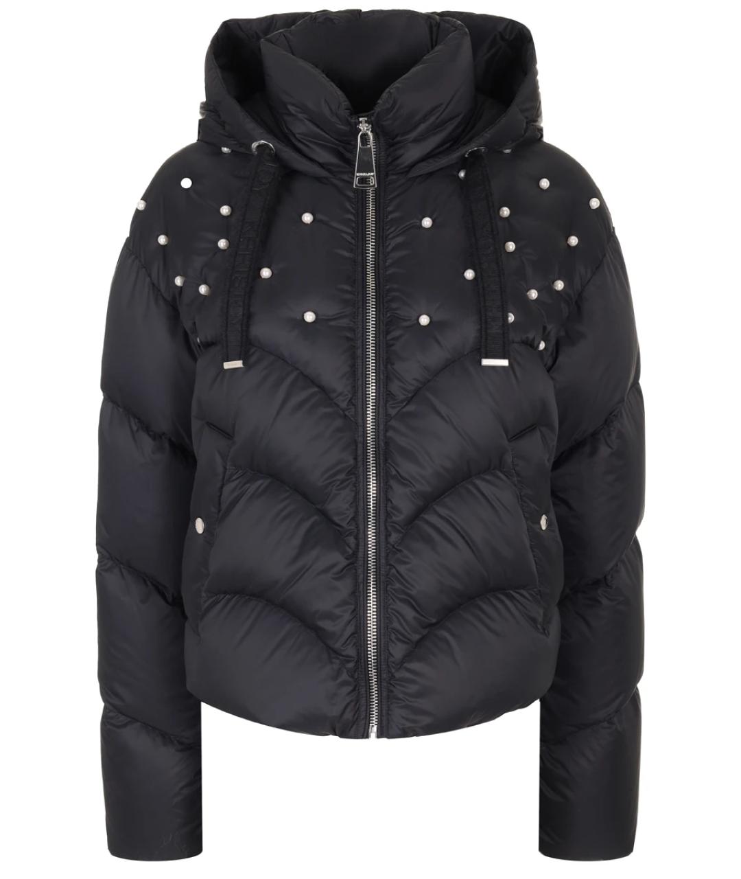 KHRISJOY Черный полиэстеровый пуховик, фото 1