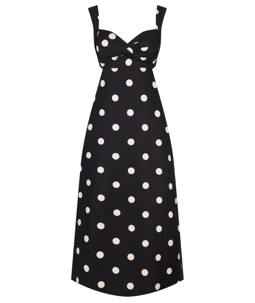 ZIMMERMANN Черный льняной сарафан, фото 1