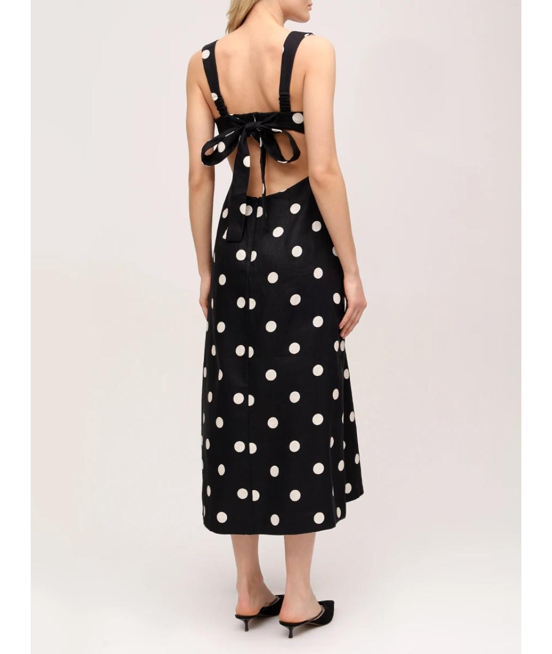 ZIMMERMANN Черный льняной сарафан, фото 3