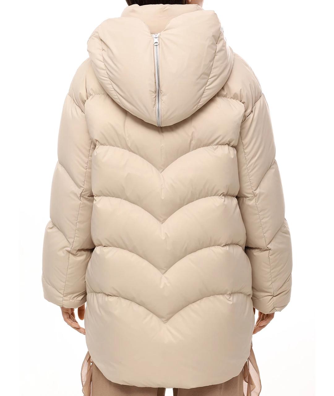 KHRISJOY Бежевый полиамидовый пуховик, фото 3