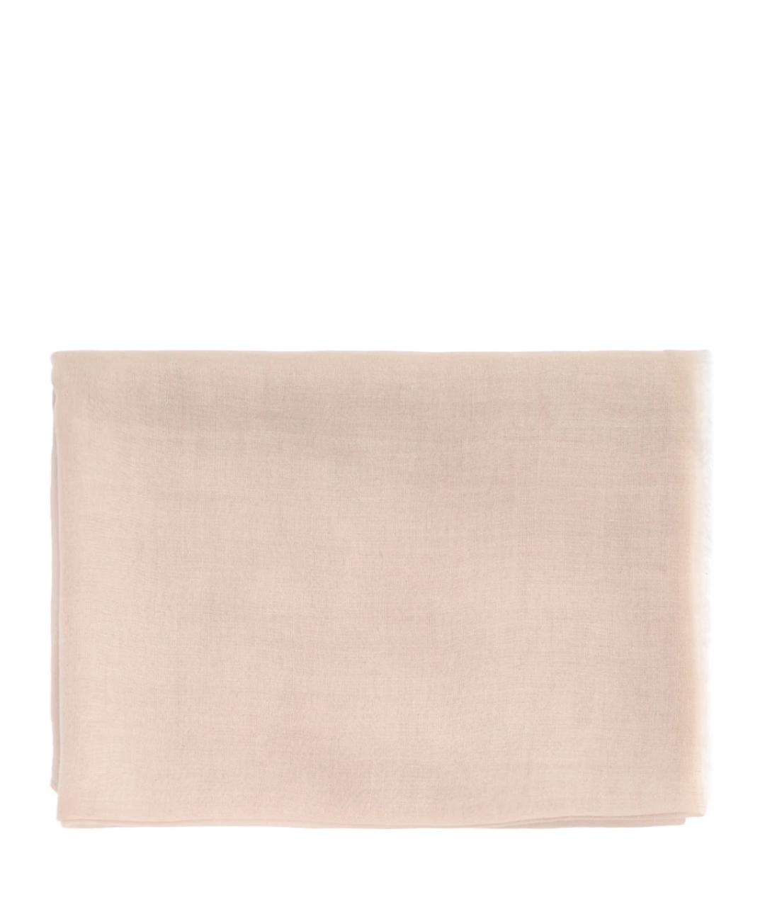 AGNONA Бежевый кашемировый шарф, фото 1