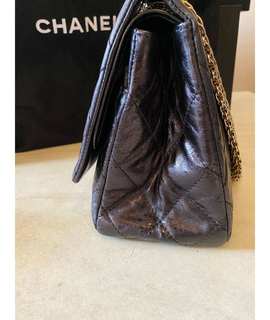 CHANEL PRE-OWNED Кожаная сумка тоут, фото 6