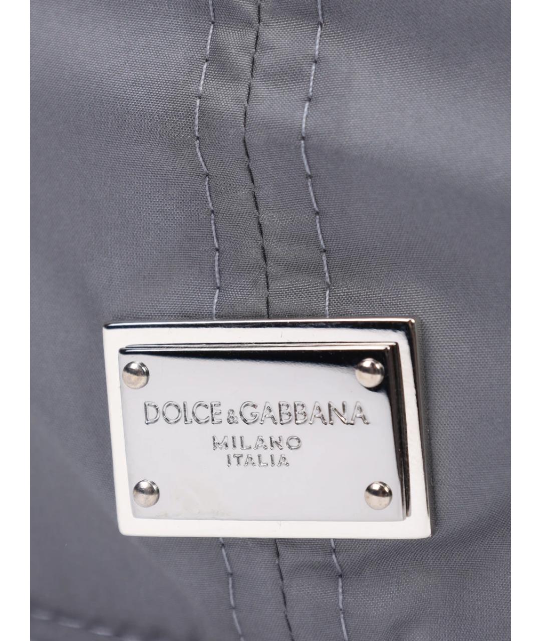 DOLCE&GABBANA Серая кепка/бейсболка, фото 3