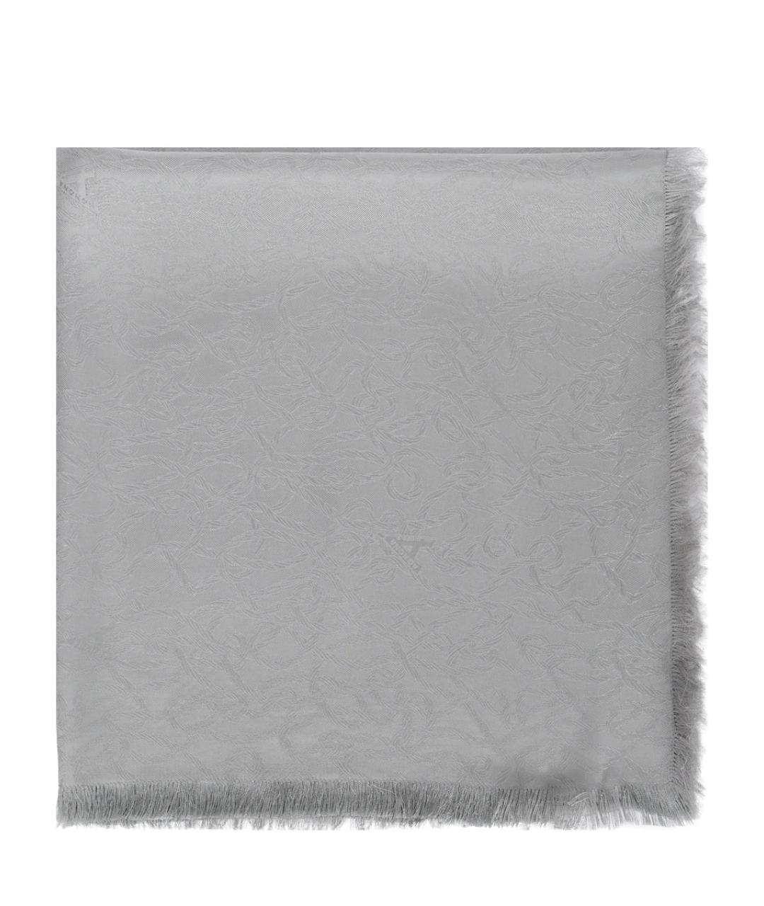 AGNONA Серый шарф, фото 1