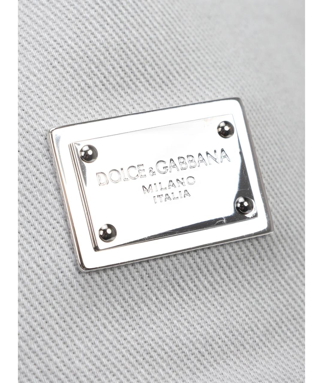 DOLCE&GABBANA Серая кепка/бейсболка, фото 3