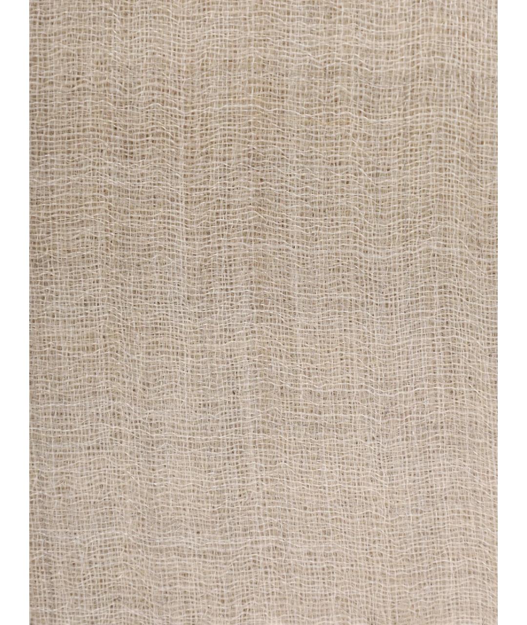 AGNONA Бежевый кашемировый шарф, фото 3