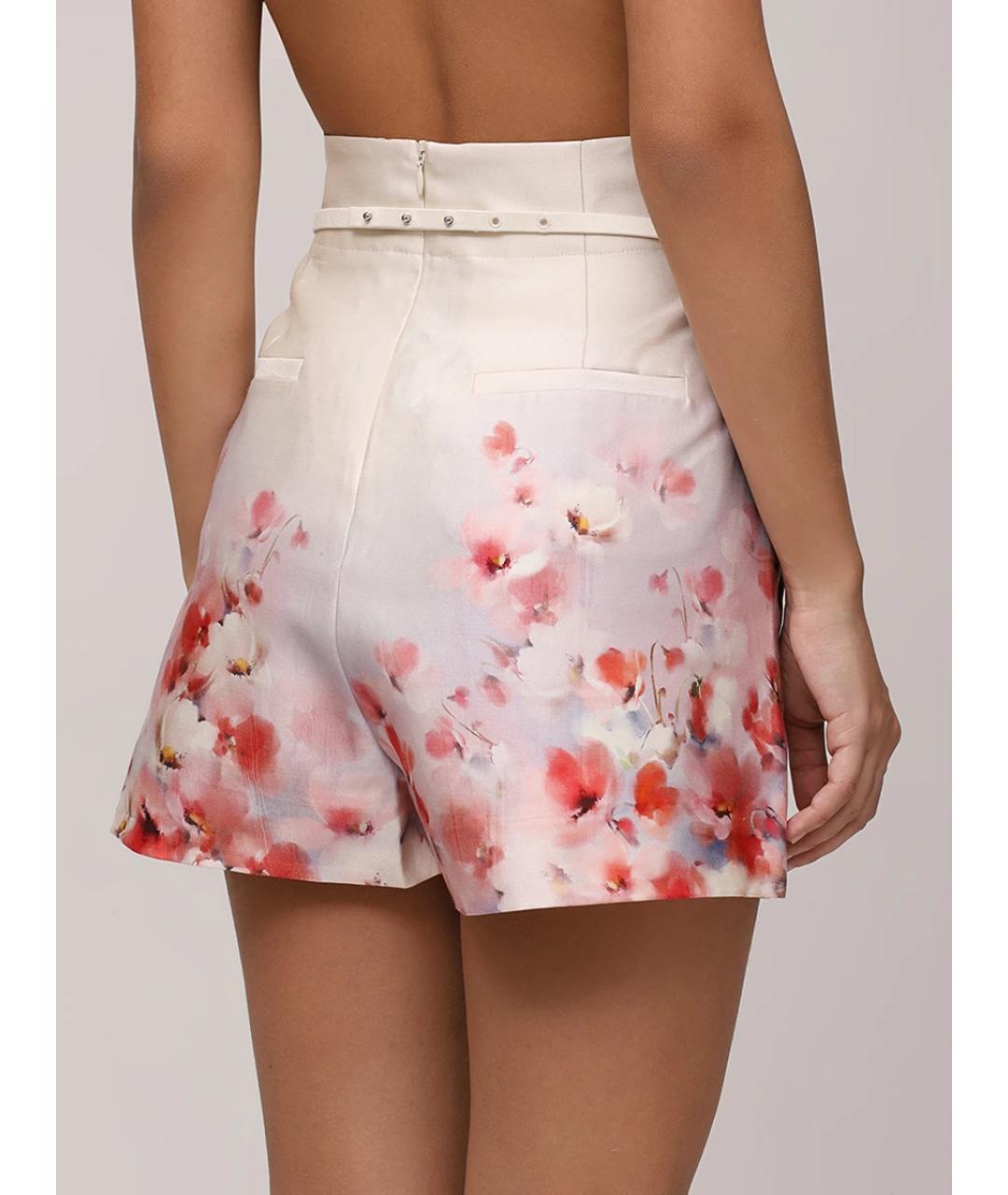 ZIMMERMANN Мульти шелковые шорты, фото 3