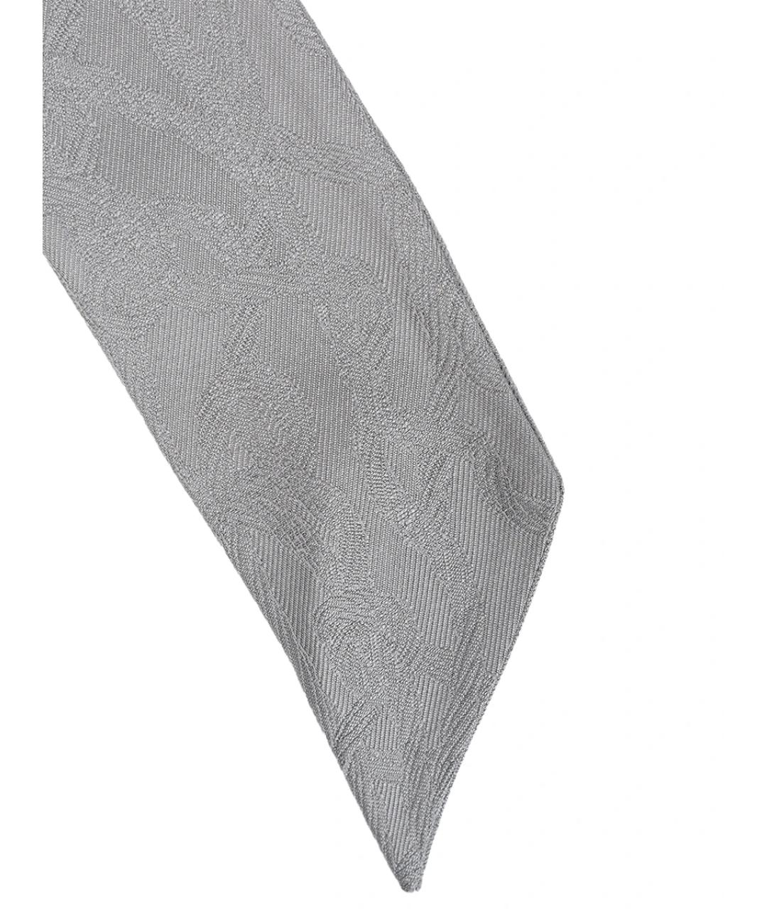 AGNONA Серый шарф, фото 2