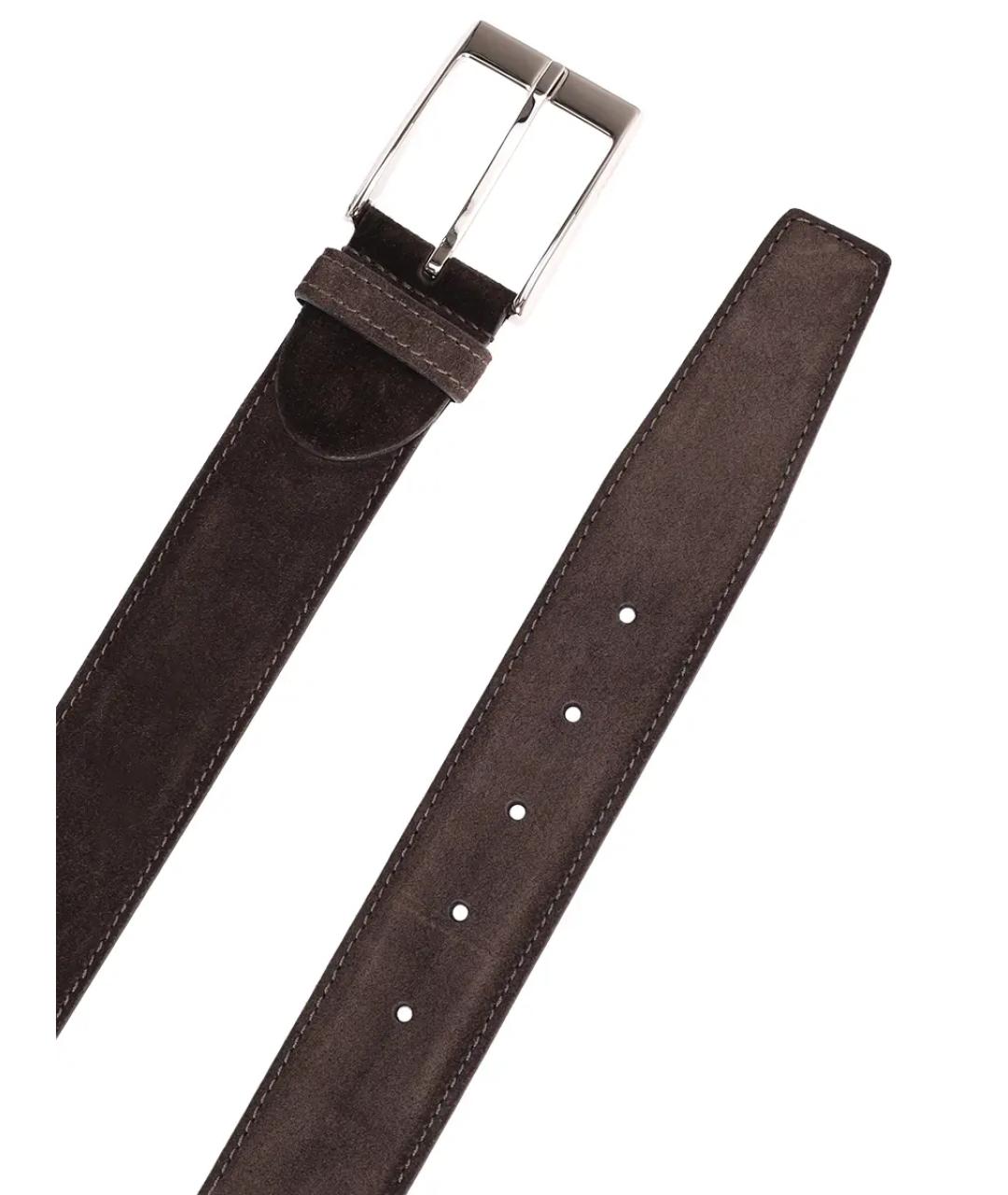 BARRETT Коричневый замшевый ремень, фото 3