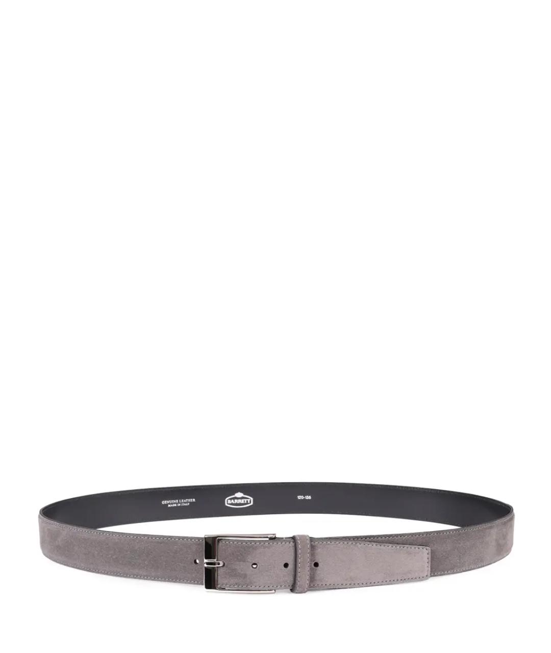 BARRETT Серый замшевый ремень, фото 2