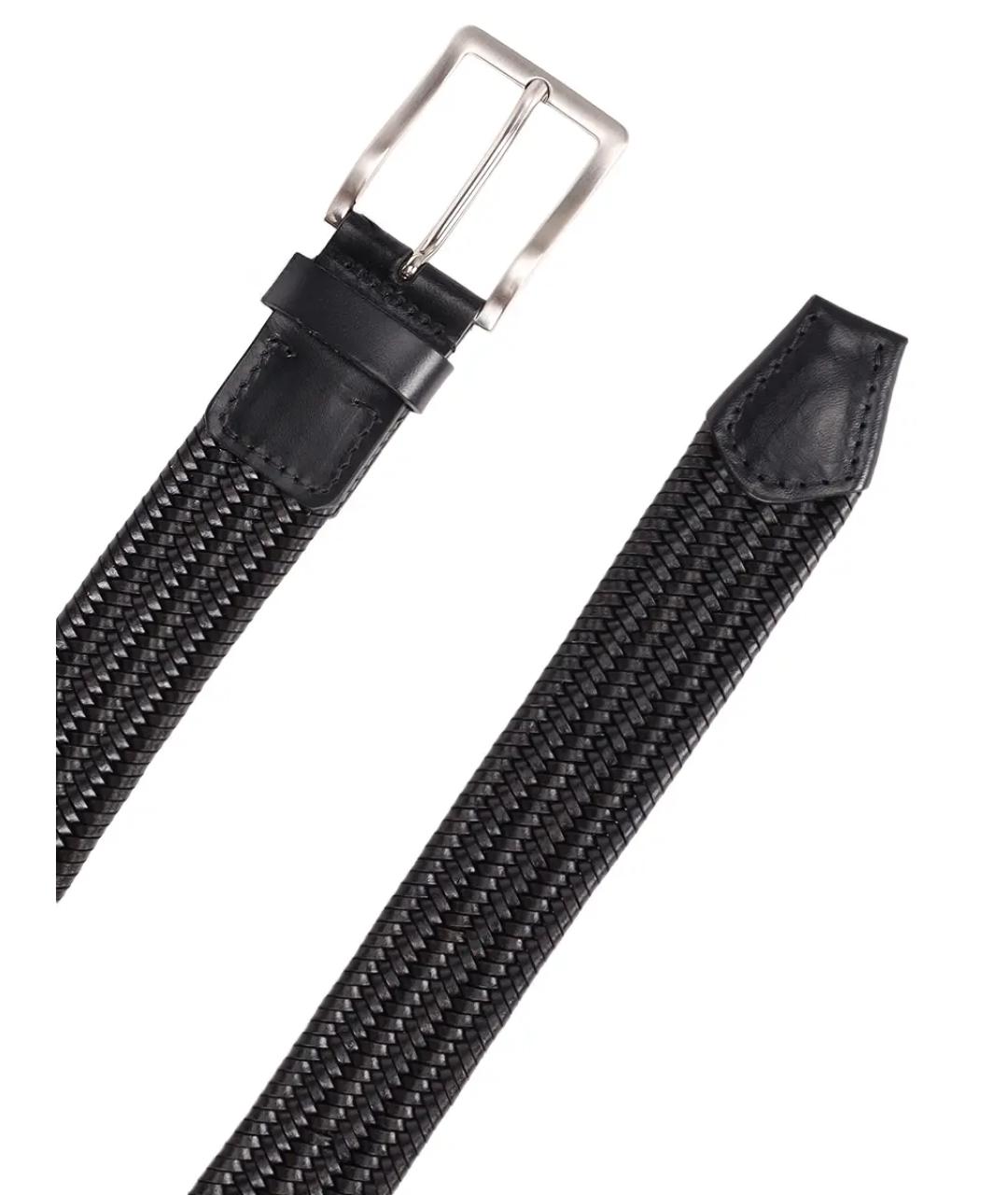 BARRETT Черный кожаный ремень, фото 3