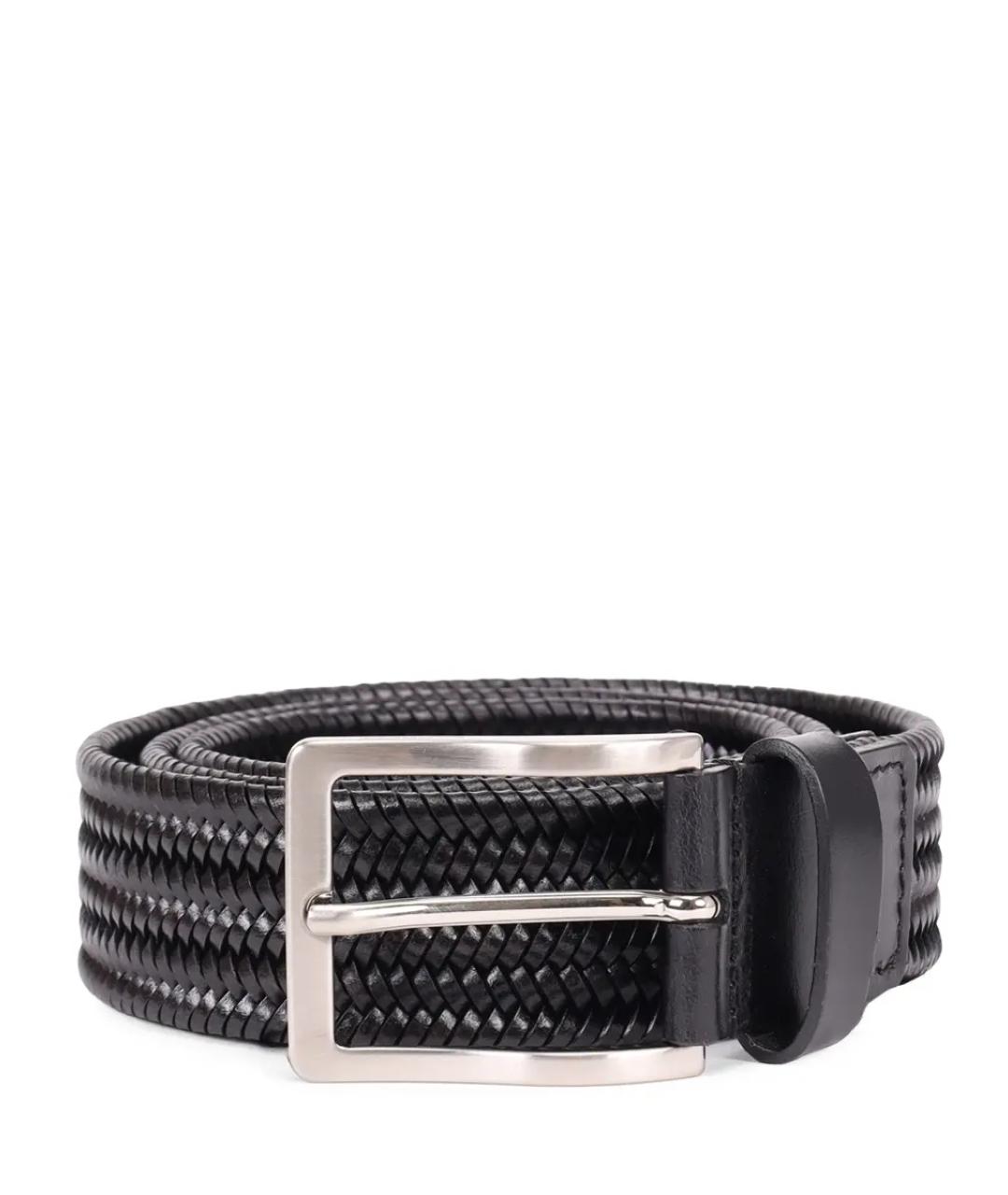 BARRETT Черный кожаный ремень, фото 1