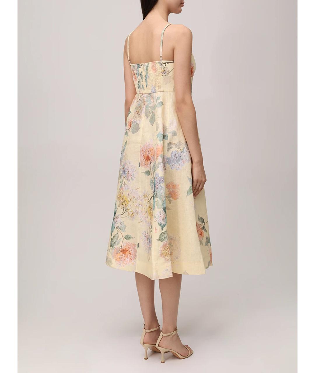 ZIMMERMANN Мульти льняной сарафан, фото 3