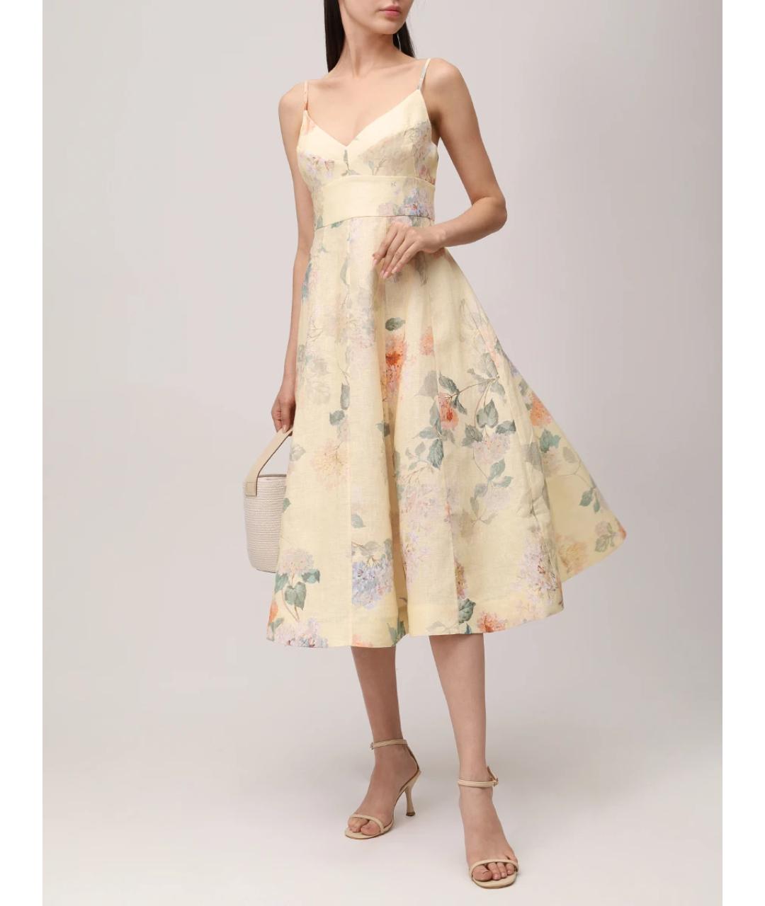 ZIMMERMANN Мульти льняной сарафан, фото 2