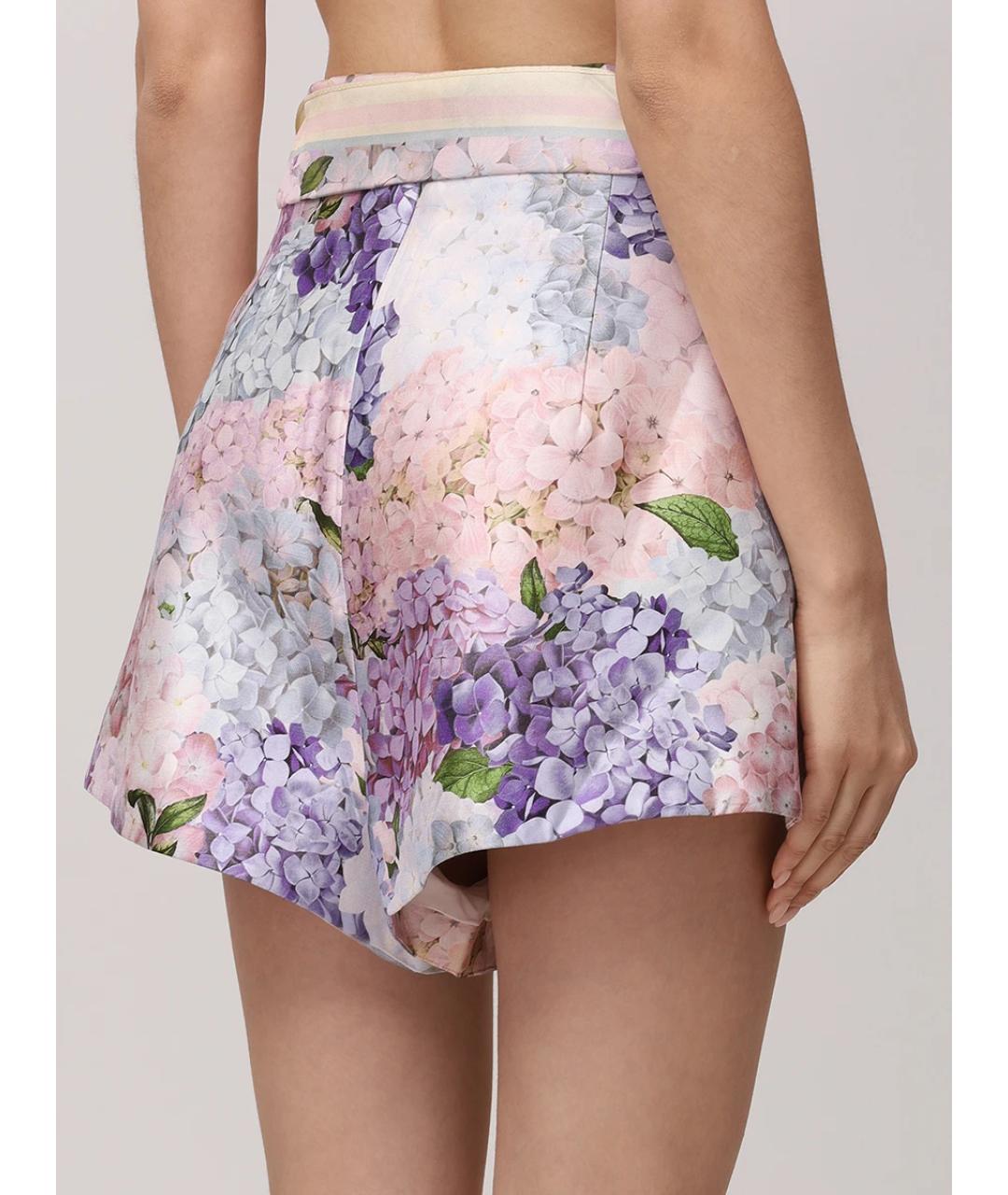 ZIMMERMANN Мульти шелковые шорты, фото 3