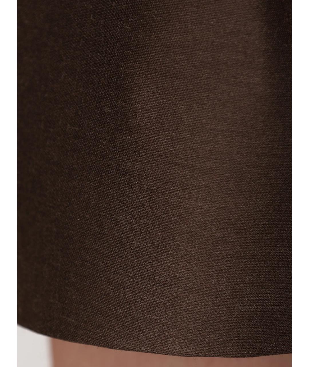 ZIMMERMANN Коричневые шерстяные шорты, фото 6