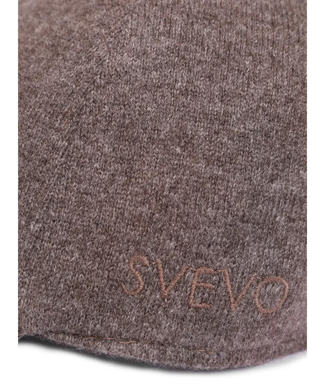 SVEVO Бежевая кашемировая кепка/бейсболка, фото 3