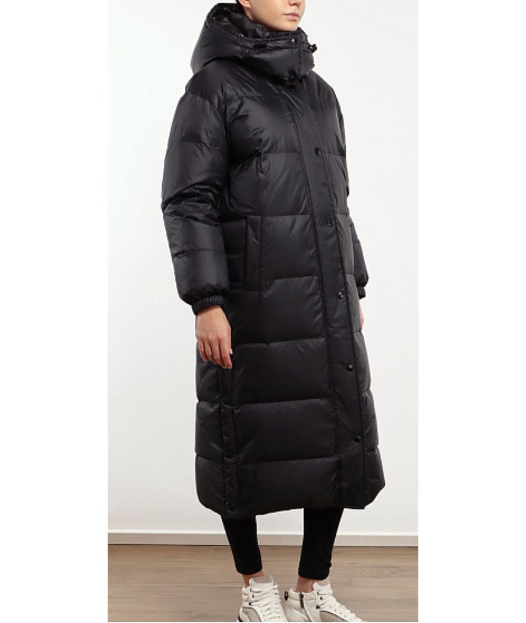 YVES SALOMON Черный полиэстеровый пуховик, фото 6