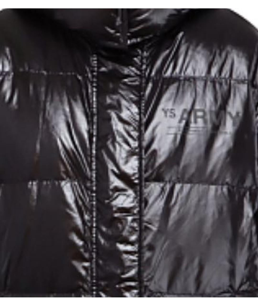 YVES SALOMON Черный полиэстеровый пуховик, фото 4