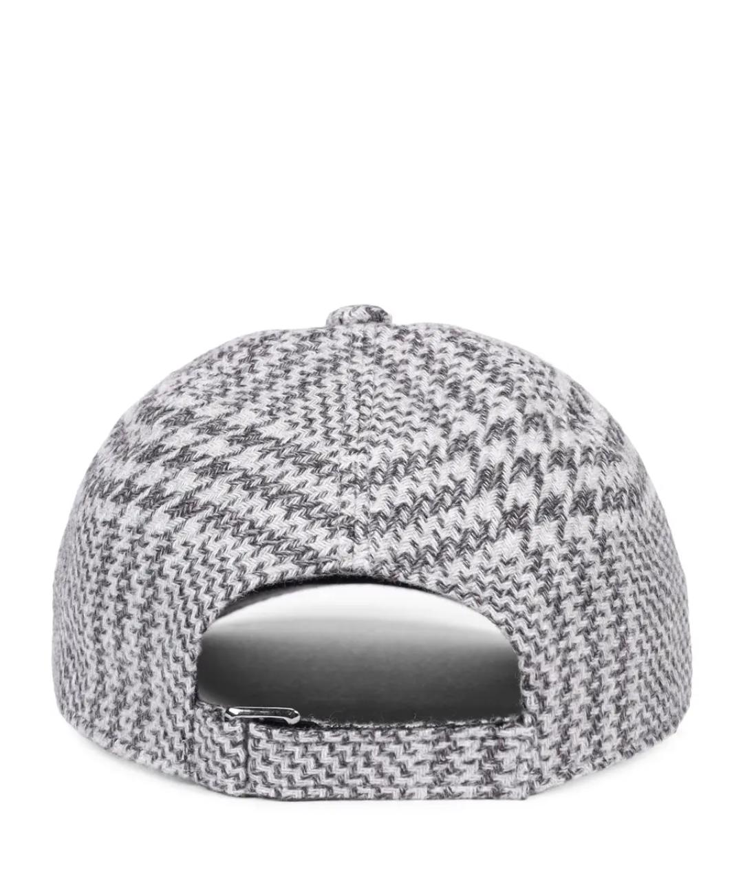 KITON Серая кепка, фото 2