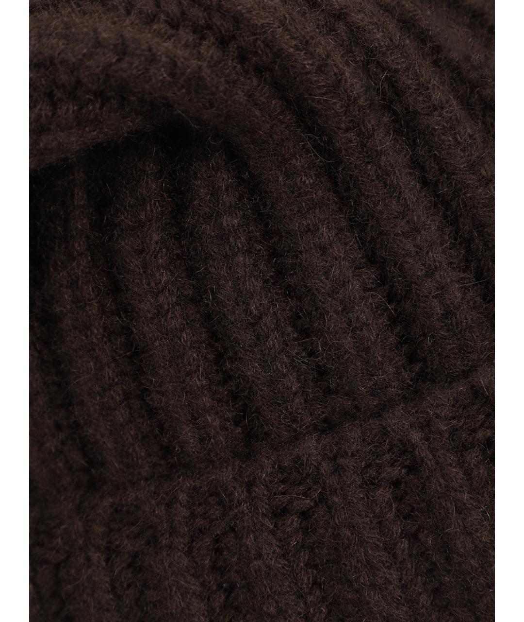 SVEVO Коричневая кашемировая шапка, фото 3