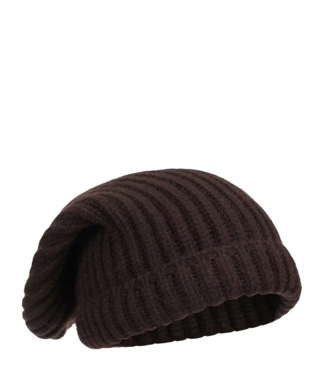 SVEVO Коричневая кашемировая шапка, фото 1