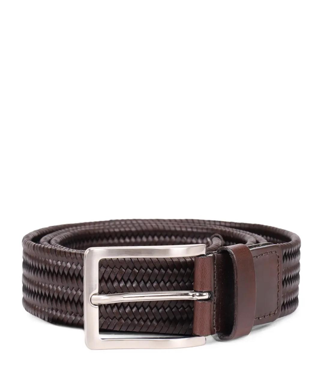 BARRETT Коричневый кожаный ремень, фото 1