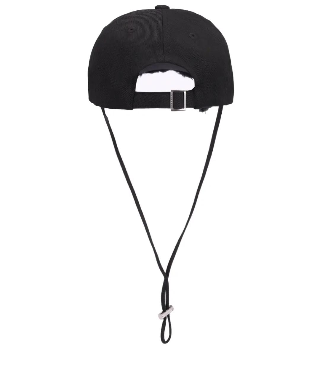 JACQUEMUS Черная хлопковая кепка, фото 2