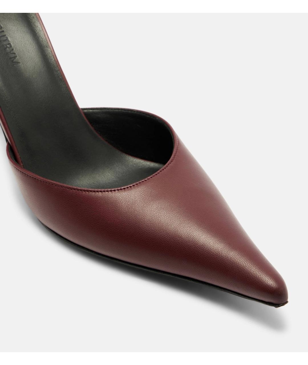 MAGDA BUTRYM Бордовые кожаные туфли, фото 5