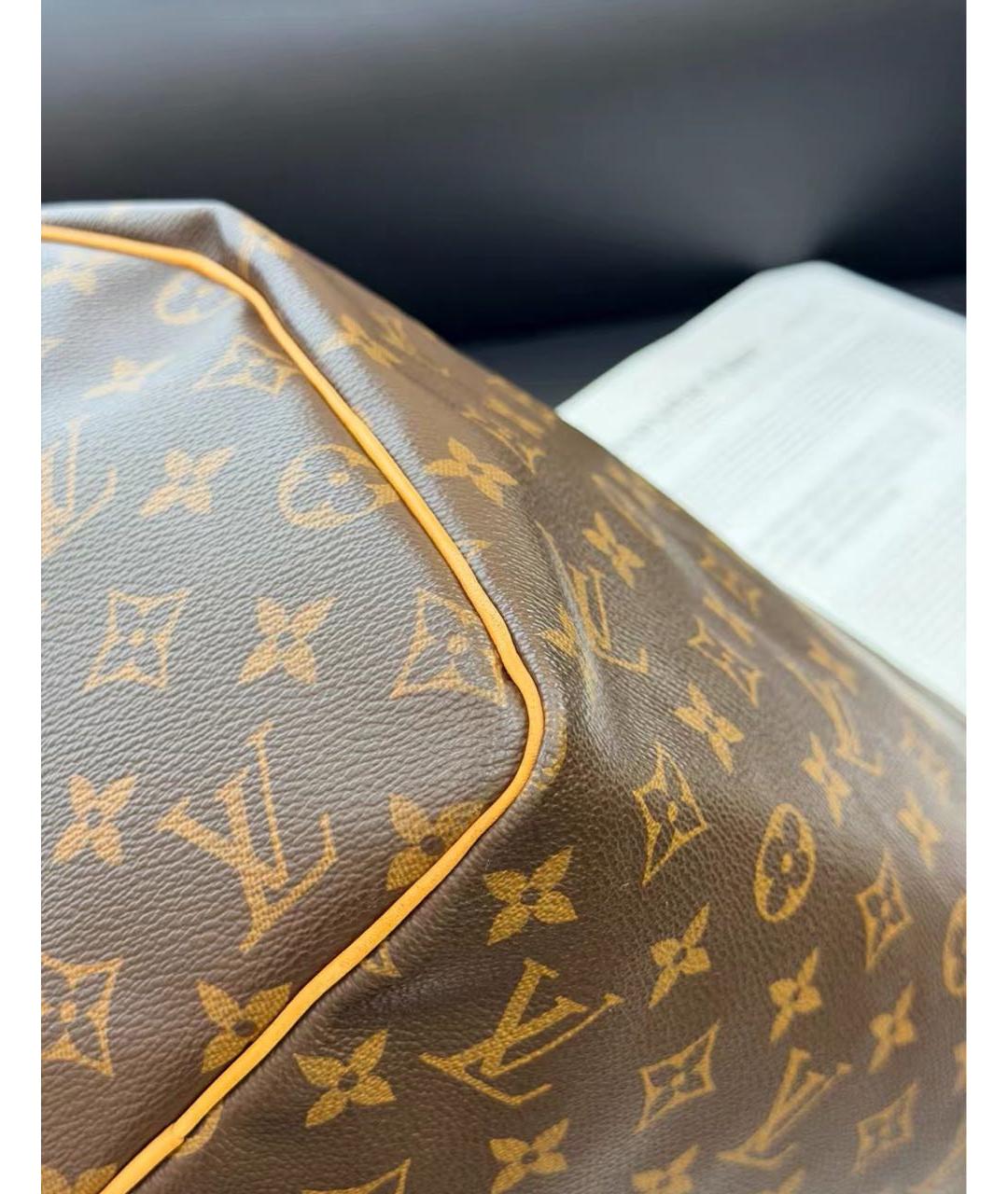 LOUIS VUITTON Коричневая сумка с короткими ручками, фото 8