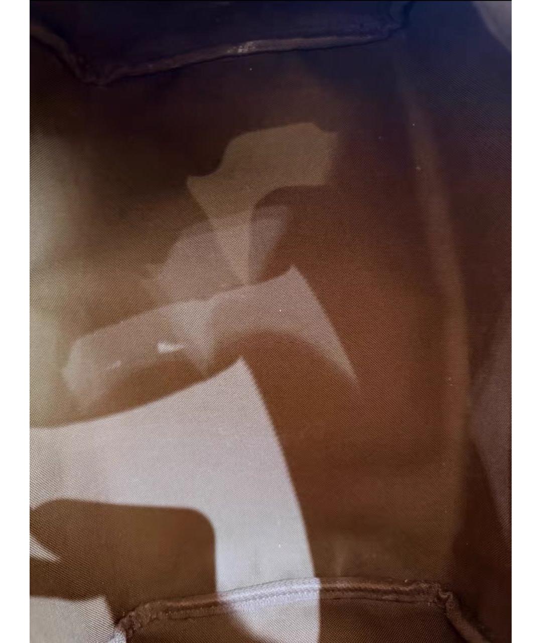 LOUIS VUITTON Коричневая сумка с короткими ручками, фото 4