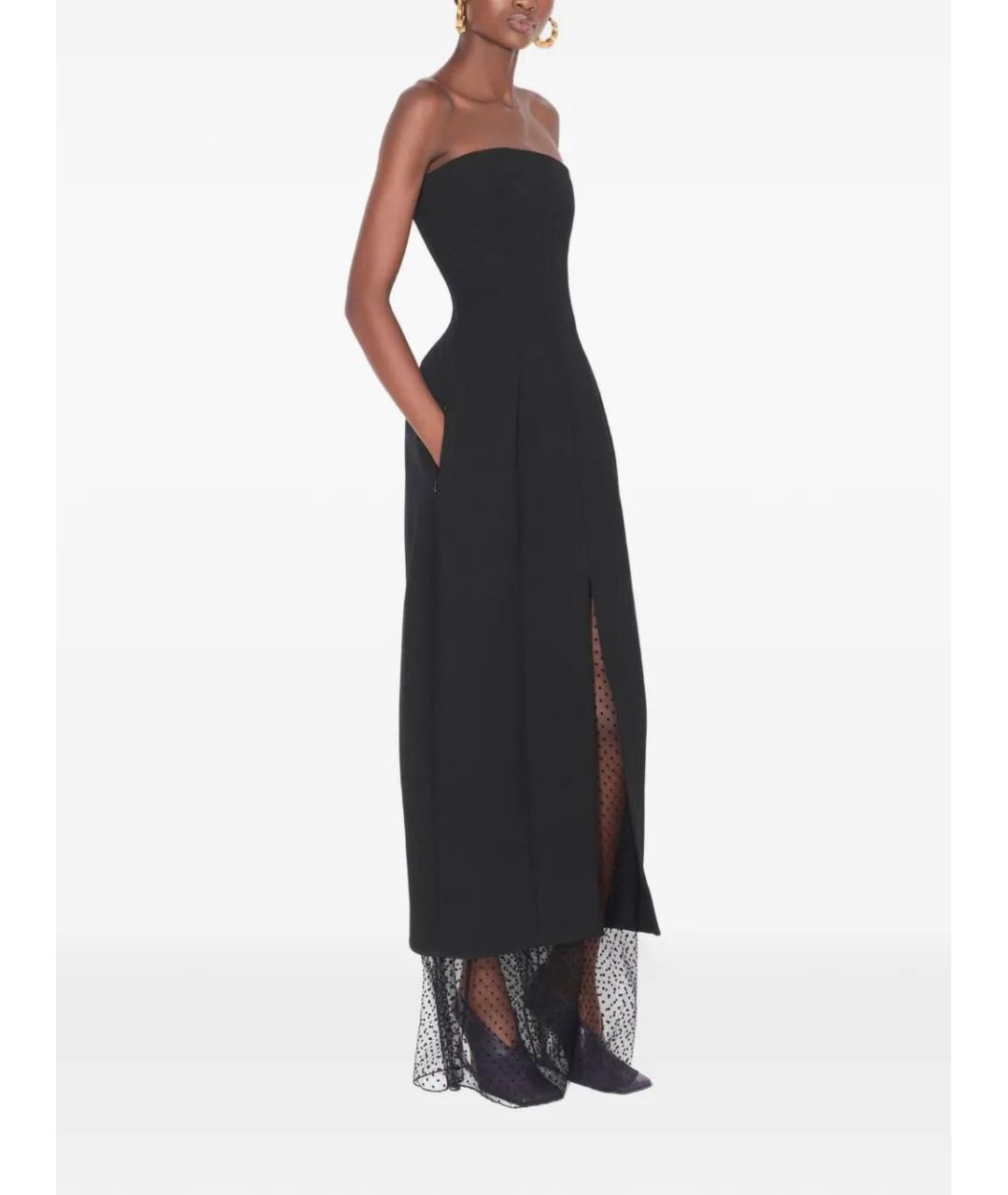 ALAIA Черное шерстяное вечернее платье, фото 2