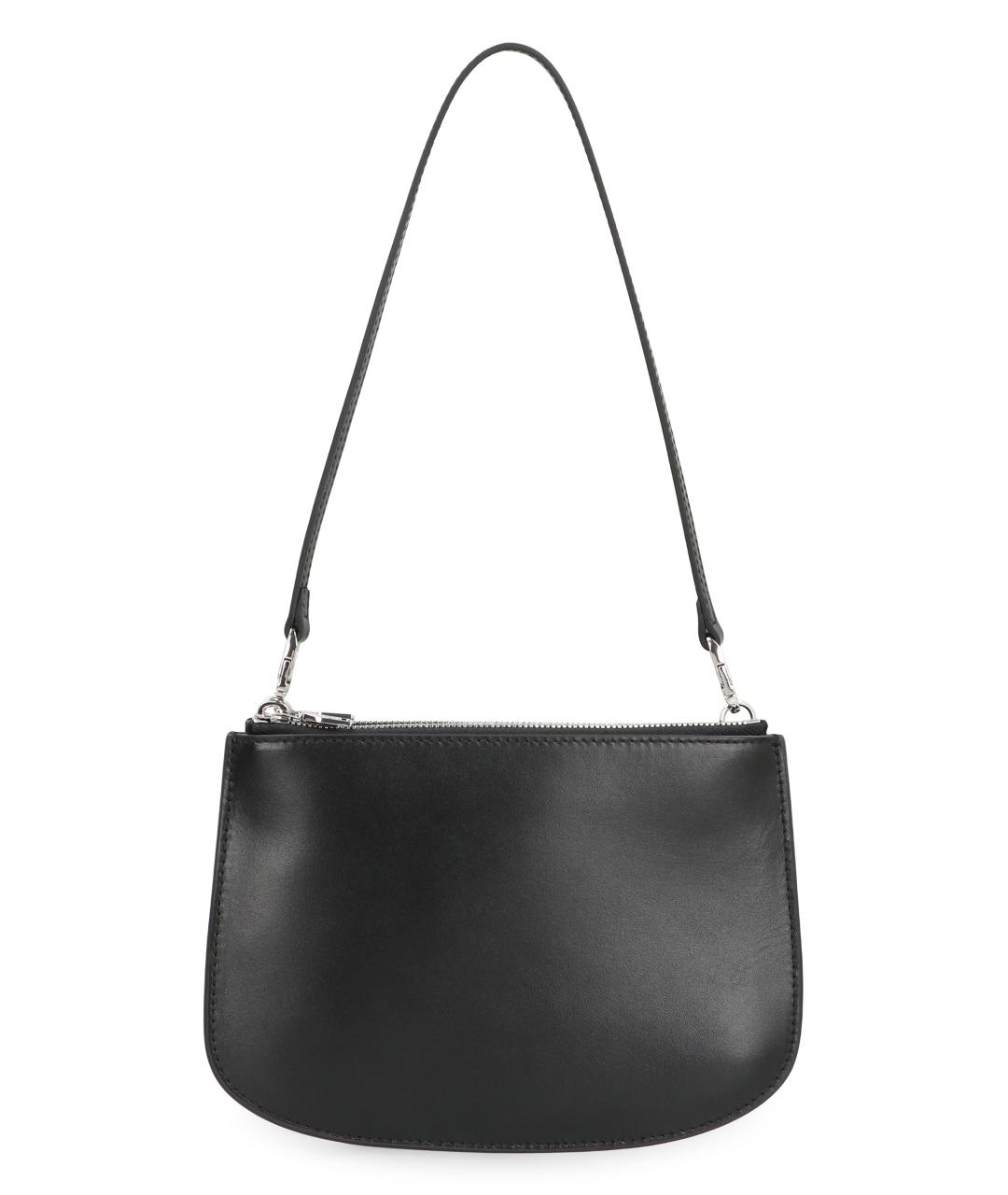 DIESEL Черная кожаная сумка с короткими ручками, фото 4