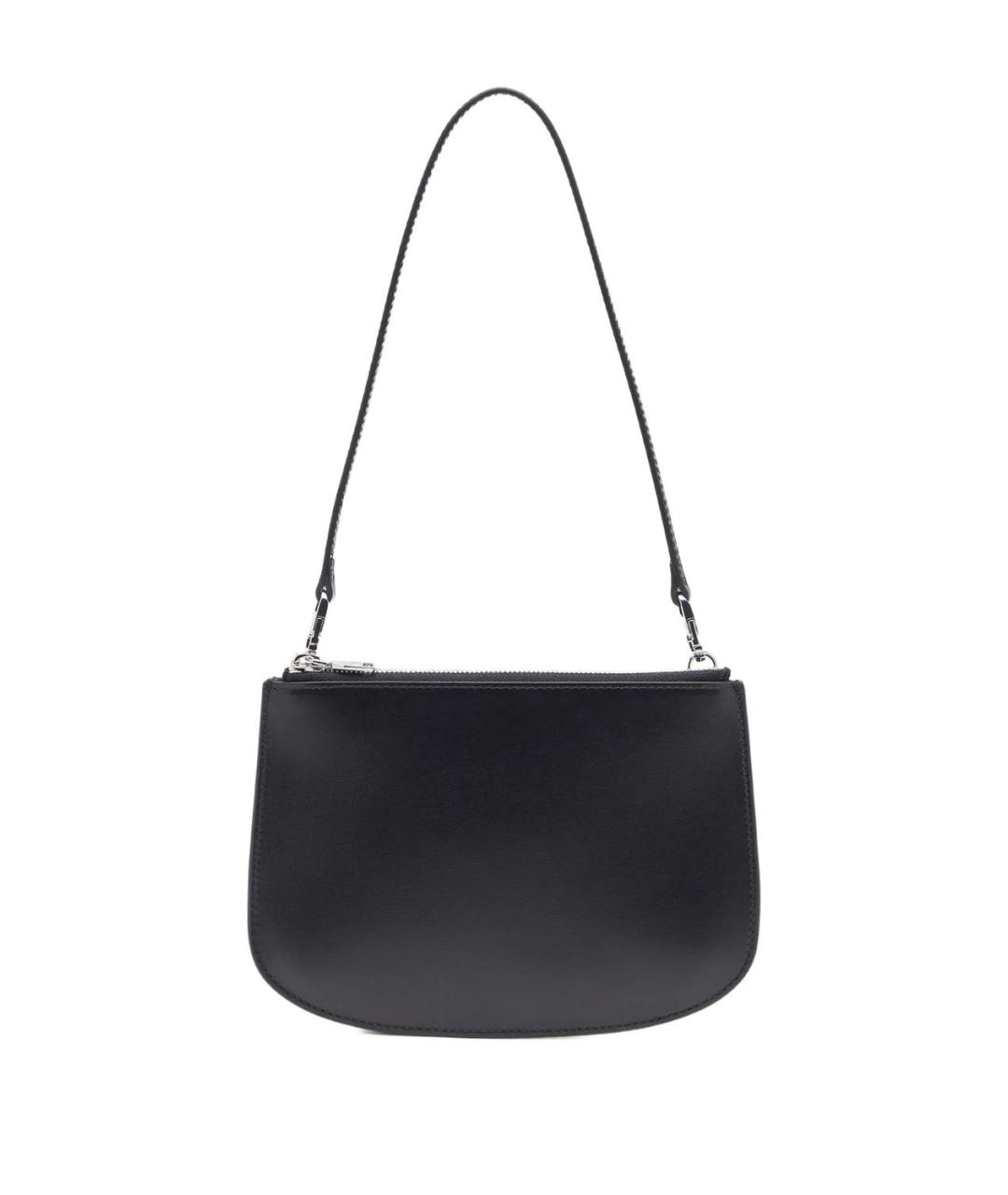 DIESEL Черная кожаная сумка с короткими ручками, фото 2