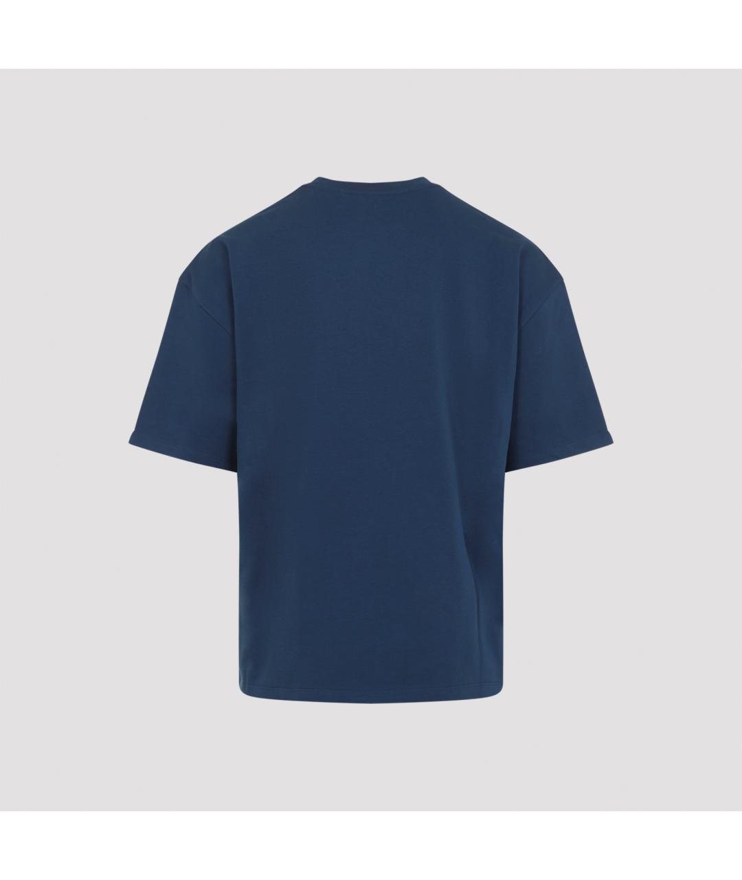 AMIRI Синяя хлопковая футболка, фото 3