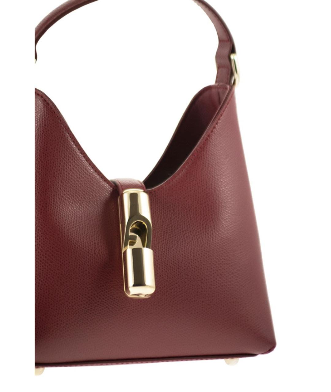 FURLA Красная кожаная сумка через плечо, фото 5