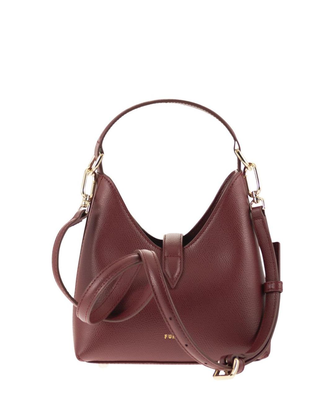 FURLA Красная кожаная сумка через плечо, фото 2