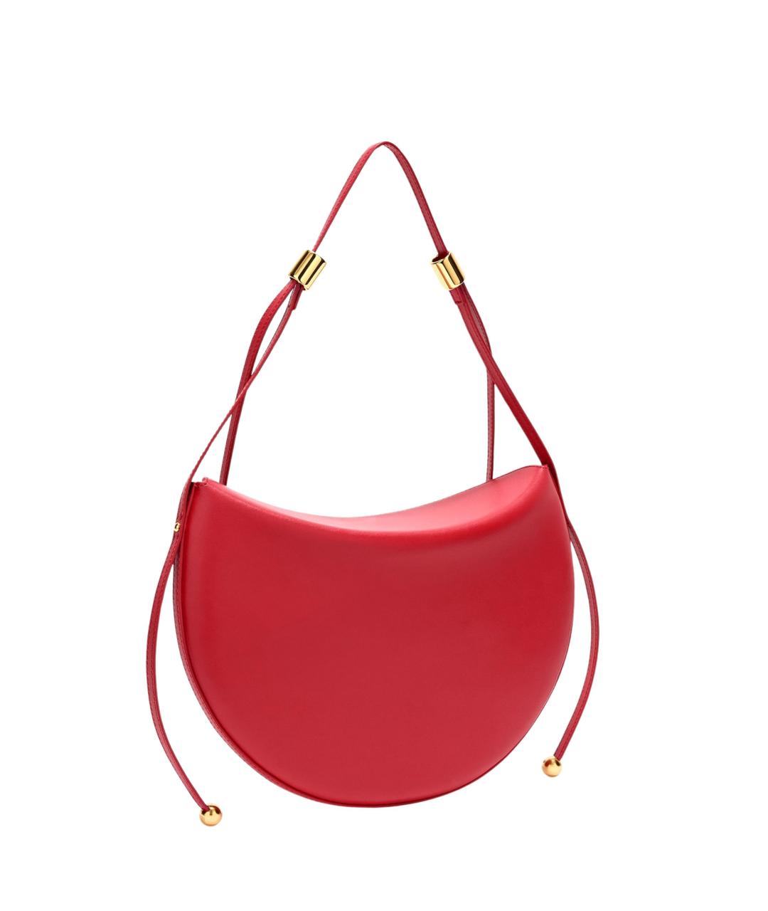 FURLA Красная кожаная сумка через плечо, фото 2