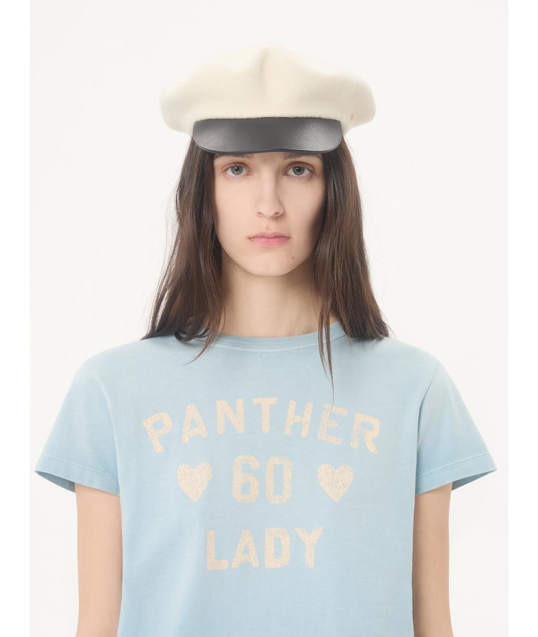 VALENTINO Голубая хлопковая футболка, фото 4