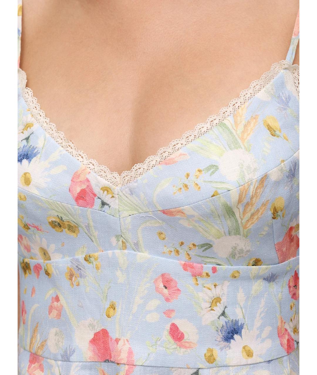 ZIMMERMANN Мульти льняной сарафан, фото 5