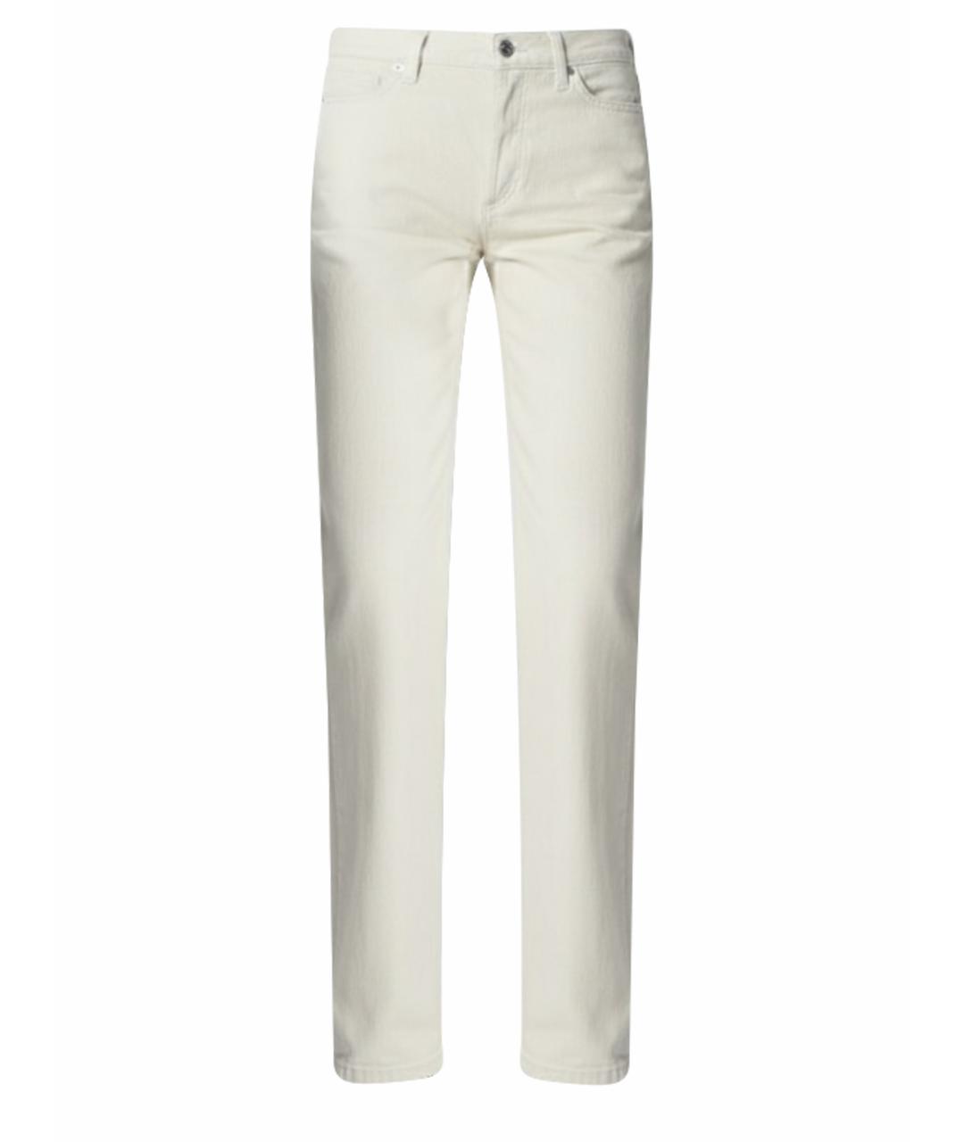 A.P.C. Бежевые хлопковые прямые джинсы, фото 1