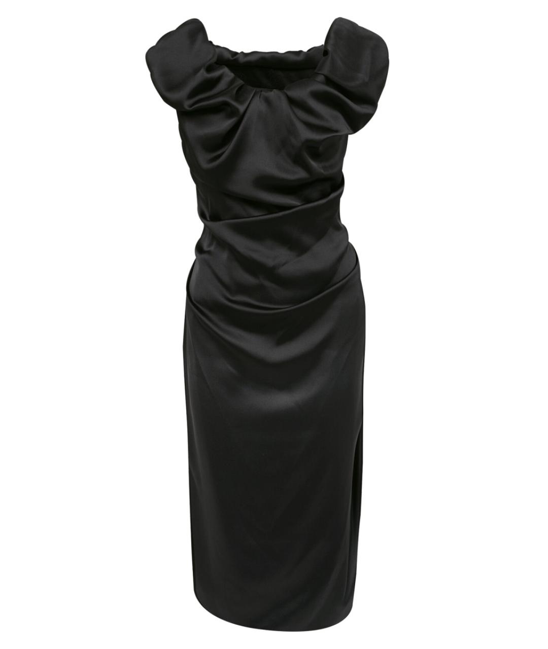 VIVIENNE WESTWOOD Черное полиэстеровое повседневное платье, фото 1