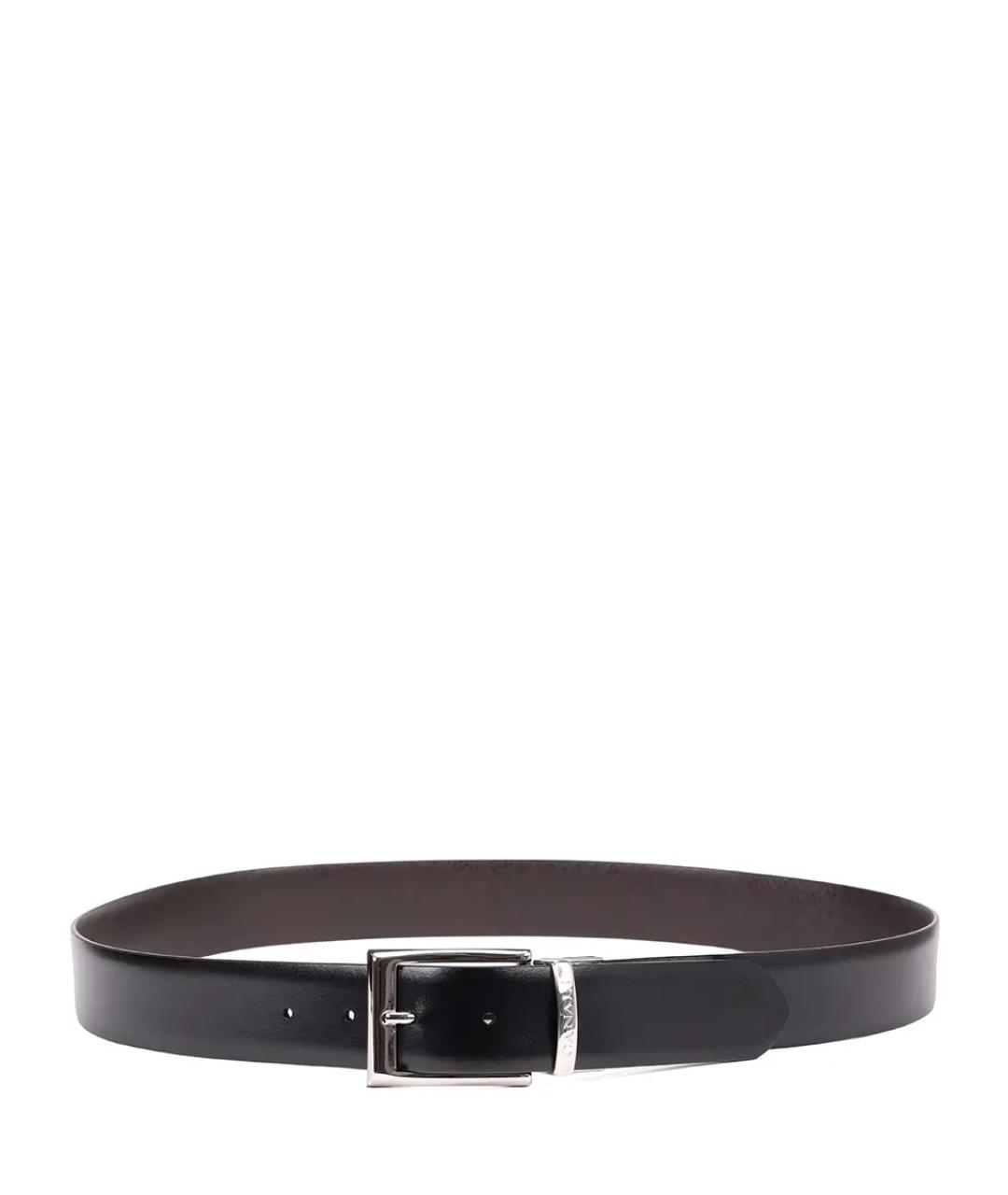 CANALI Коричневый кожаный ремень, фото 3