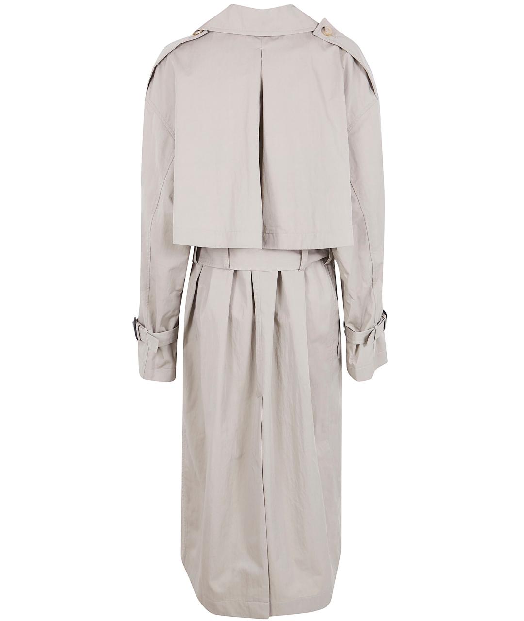 TOTEME Зеленый хлопковый тренч/плащ, фото 2