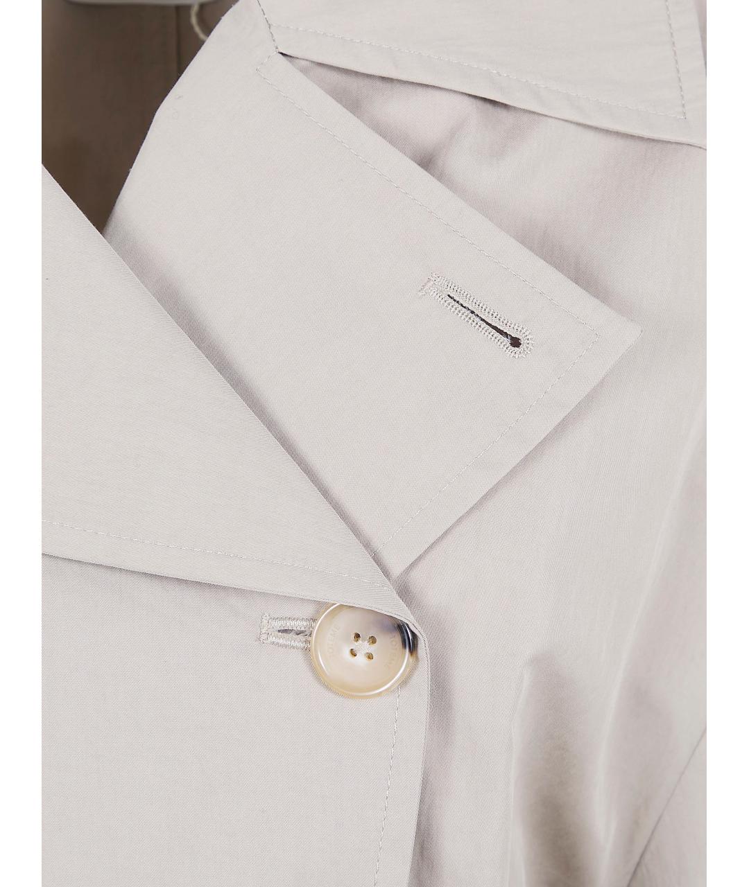 TOTEME Зеленый хлопковый тренч/плащ, фото 3