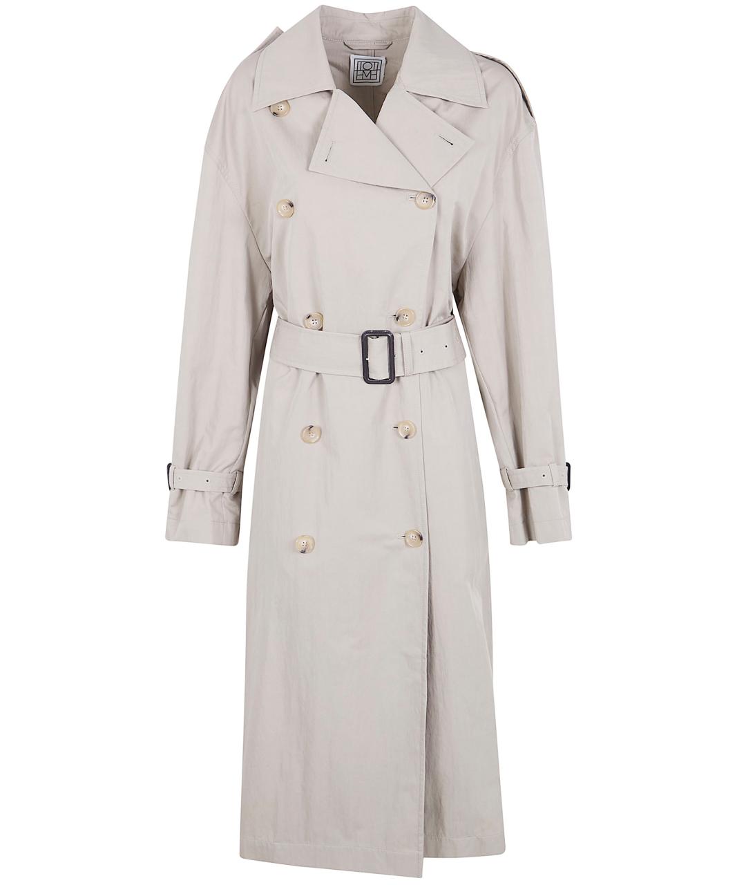 TOTEME Зеленый хлопковый тренч/плащ, фото 1